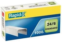 Rapid Heftklammer 24/6, 1.000 St&uuml;ck/Pack, Heftleistung 20 Blatt
