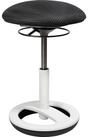 TOPSTAR Stehhilfe Hocker Sitness Bob SU43BR0 Fu&szlig; wei&szlig; Bezug schwarz