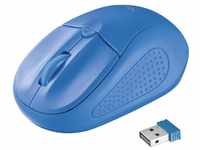 Trust Primo Kabellose Optische Maus 1600 DPI Wireless Mouse für PC Blau Maus...