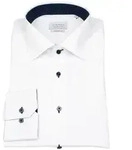 Eterna Businesshemd Modern Fit leicht tailliert b&uuml;gelfrei Kentkragen wei&szlig; 48