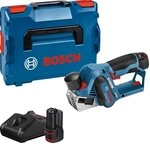 BOSCH Akku-Elektrohobel Akku Hobel GHO 12V-20, AKKU 2x3,0 Ah in L-Boxx