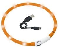 Karlie Leuchthalsband Visio Light - LED Leuchtschlauch orange