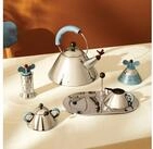 Alessi Milchk&auml;nnchen Rahmk&auml;nnchen, silber-blau, 0.02 l