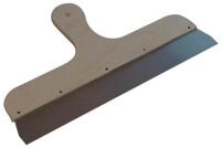 PROMAT Griff PROMAT Fl&auml;chendekorspachtel Breite 600 mm Holzgriff poliertes Stahl