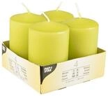 PAPSTAR Stumpenkerze Stumpenkerzen &Oslash; 50 mm, 80 mm kiwi 4 Stk