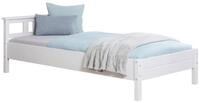 Ticaa Bettgestell Einzelbett und Doppelbett Merci Kiefer Wei&szlig;