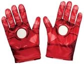 Metamorph Kost&uuml;m Iron Man Handschuhe f&uuml;r Kinder, Rote Stoffhandschuhe im Look des