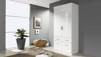 rauch BLUE Kleiderschrank Kleiderschrank Celle ca. 91x197 cm wei&szlig; hochglanz