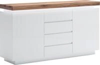 MCA furniture Sideboard Romina, mit LED Beleuchtung wei&szlig; dimmbar, inkl.