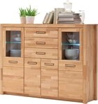 MCA living Highboard Fenja Schrank, Hochschrank, Hochkommode, Breite 163 cm (Set, 1