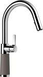 Schock K&uuml;chenarmatur SC-520 SB ausziehbar, Strahl-Brause,...