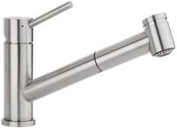 Villeroy & Boch K&uuml;chenarmatur Como Switch Edelstahl matt K&uuml;chenarmatur aus