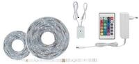 Paulmann LED-Streifen SimpLED Strip Set 7,5m RGB 26W 230/12V DC Wei&szlig; Metall