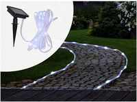Haushalt International LED-Lichterschlauch 50 LED Solar Lichterschlauch...