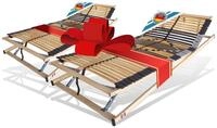 Lattenrost mit 42 Leisten, 100% Buche, 7 Zonen, MONTIERT bis 250 Kg BELASTBAR,