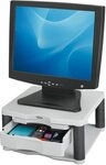 FELLOWES Monitor-Halterung Monitorst&auml;nder Plus 340x350x120mm platin/grau