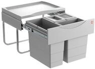 Hailo Einbaum&uuml;lleimer Hailo Einbau-Abfallsammler 3644731 12L + 2&times;8,5L ab 50 cm