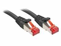 Lindy Lindy Patchkabel Cat6 S/FTP schwarz 1.00m LAN-Kabel