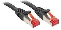 Lindy Lindy 47777 Cat6 S/FTP Kabel, schwarz, 1.00m Patchkabel Netzwerkkabel