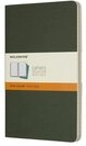 MOLESKINE Notizbuch Moleskine Cahier, Large/A5, 3er Set, Liniert, Kartoneinband,