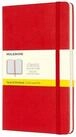 MOLESKINE Notizbuch Moleskine classic Red Cover, Large Size, Squared Notebook