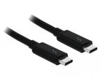 Delock Thunderbolt&trade; 3 (20 Gb/s) USB-C&trade; Kabel Stecker - Stecker 84847...