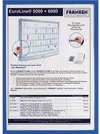 FRANKEN Magnettafel Franken ITSA4M03 Dokumentenhalter Blau DIN A4