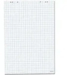 Herlitz Flipchartblock Flipchartblock 68x99 20 Blatt kariert wei&szlig;