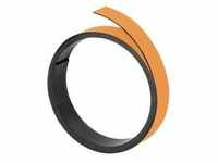 FRANKEN Pinnwand Magnetband 5 mm x 1 m (B x L) orange 5 mm x 1 m (B x L) orange