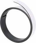 FRANKEN Begrenzungsmagnetband FRANKEN Magnetband wei&szlig;
