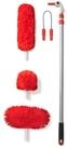 OXO Good Grips Staubwedel OXO Langarm-Staubsystem mit schwenkbaren K&ouml;pfen (Set,