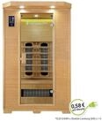 Artsauna Infrarotkabine Oslo, f&uuml;r 2 Personen, Hemlock-Holz, HiFi-System, Ionisator,
