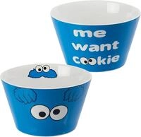 United Labels&reg; M&uuml;slischale Sesamstra&szlig;e Kr&uuml;melmonster - me want cooie,...