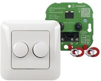 Ehmann Drehdimmer LED-Doppeldimmer 2x15 - 110 W 4260c0701