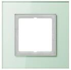 JUNG Klemmen Jung Rahmen 1-fach mt ws LSP 981 GLAS