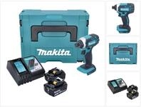 Makita Akku-Schlagschrauber DTD 152 RTJ Akku Schlagschrauber 18V 165Nm + 2x...
