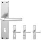 HOPPE T&uuml;rgriffpaar Birmingham, Dr&uuml;cker au&szlig;en, Aluminium