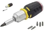 STANLEY Bit-Schraubendreher FM STUBBY RATCHET MULTIBIT - 6 BITS FMHT0-62688