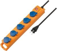 Brennenstuhl Super-Solid SL 554 DE IP54 5-fach 2m H07RN-F3G1,5 mit Schalter