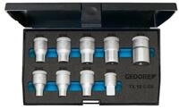 Gedore Steckschl&uuml;ssel TX 19 E-09 Steckschl&uuml;ssel-Satz 1/2" 9-teilig Au&szlig;en-TX