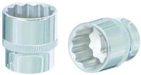 KS Tools Stecknuss CHROMEplus, 1/2" 12-kant, 15 mm