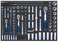 BGS technic Bit-Set BGS Werkstattwageneinlage 3/3: Steckschl&uuml;ssel-Satz 192-tlg.