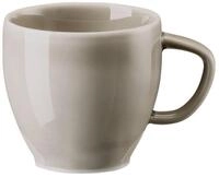 Rosenthal Espressotasse Junto Pearl Grey Espresso-Obertasse 0,08 l, Porzellan,...