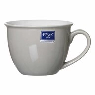 Ritzenhoff & Breker Tasse Doppio Jumbo Grau 350 ml, Porzellan