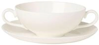 Villeroy & Boch Suppenschale Royal Suppentasse mit Untertasse 2tlg., Premium...