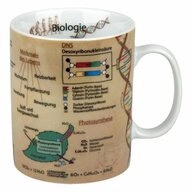 K&ouml;nitz Becher Wissensbecher Biologie 460 ml, Porzellan