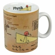 K&ouml;nitz Becher Wissensbecher Physik 460 ml, Porzellan