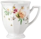 Rosenthal Becher Maria Pink Rose Becher mit Henkel 0,3&nbsp;l, Porzellan, Tassen