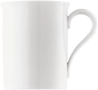 Hutschenreuther Becher Maria Theresia Weiss Becher mit Henkel 0,3&nbsp;l, Porzellan,