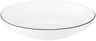 Seltmann Weiden Suppenteller Lido Black Line, (1 St), Teller rund 21 cm